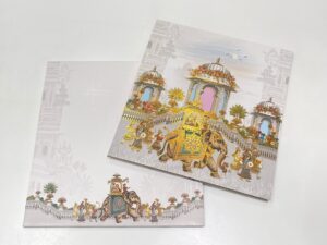 Royal Indian Wedding Invitation Card PRT.13145