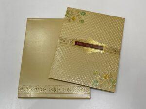 Regal Bloom Wedding Invitation Card PRT.13283