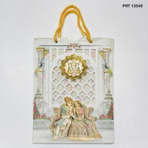 Elegant Royal Couple Wedding Invitation PRT 13548