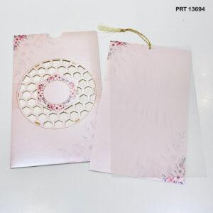 Blush Bloom Elegance invitation card - PRT 13694