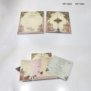 Mughal Garden Romance Wedding Invitation– PRT 13853